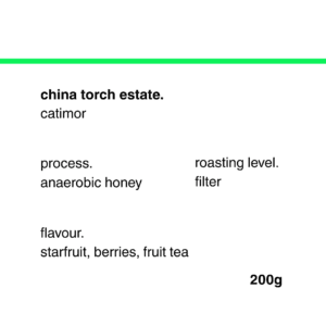 china torch estate anaerobic honey