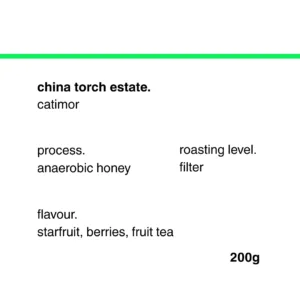 china torch estate anaerobic honey