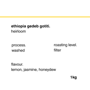 ethiopia gedeb gotiti 1kg
