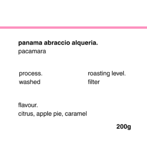 panama abraccio alqueria washed